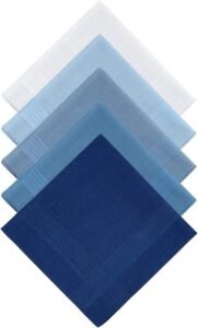 white and blue handkerchiefs