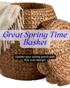 great spring time basket